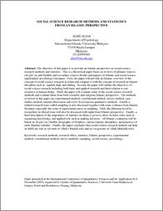 Abstract science paper
