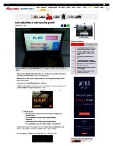 Let's make Padu a solid base for growth - IIUM Repository (IRep)