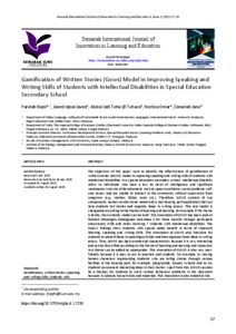 Gamification of written stories (GOWS) model in improving speaking and ...
